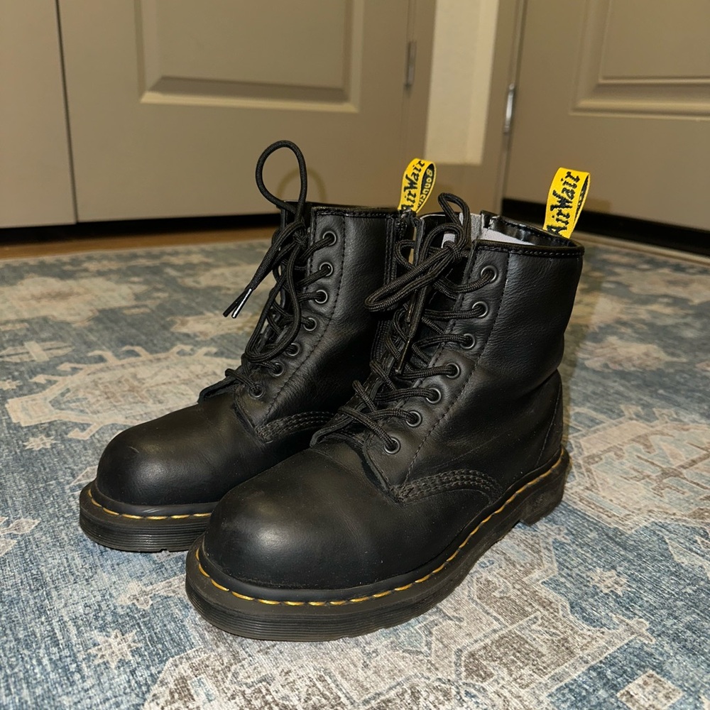 Dr. Martens Zip Steel Toe Boots